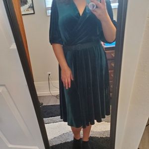 Lane Bryant Velvet Dress